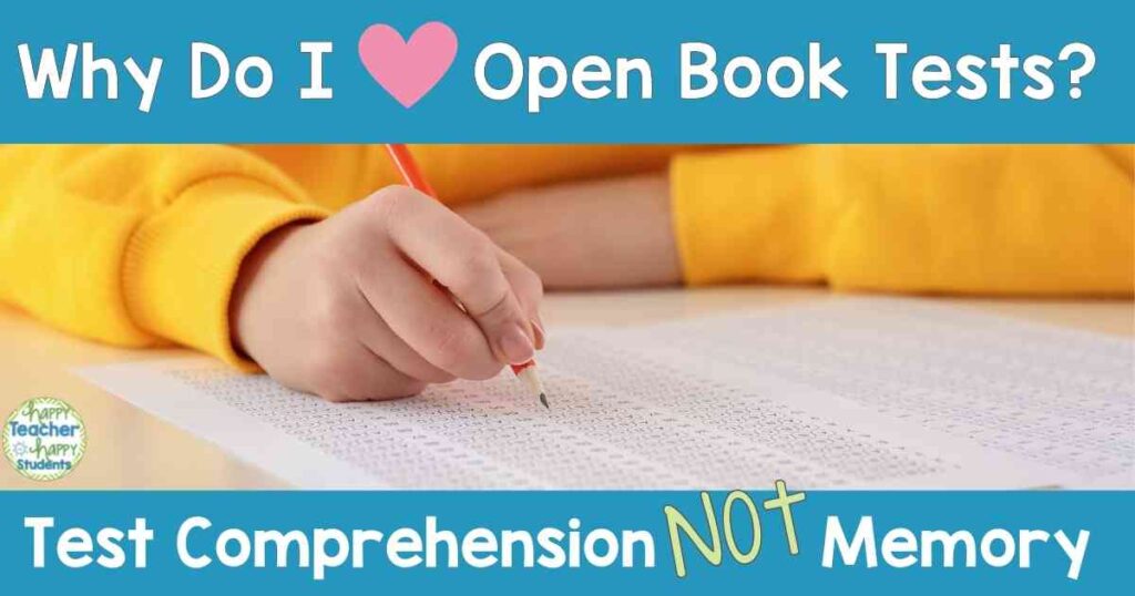 Open Book Exams Pros and Cons for Novel Study Tests - Happy Teacher ...