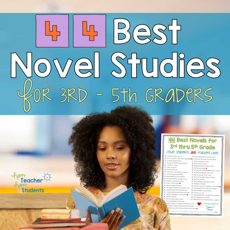 The Best Ever Novel Studies for 3rd grade thru 5th - Happy Teacher ...