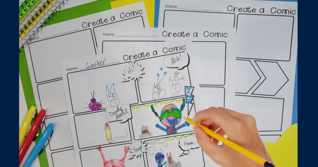 Get Creative with Comic Strip Templates: Engaging Elementary Kids in ...