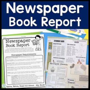 Newspaper Book Report Template: Fiction & Non-Fiction Book Report Newspaper