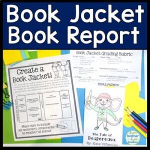 Book Jacket Book Report: Book Jacket template | Writing, Art & Reading combined!