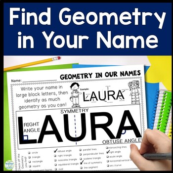 Geometry Activity | Find Geometry in Your Name | Geometry in the ...
