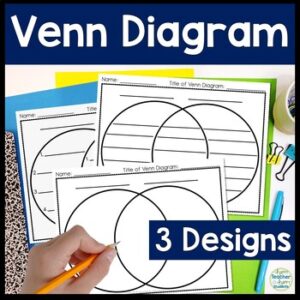 Venn Diagram Template - 3 Blank Venn Diagram Templates - Compare and Contrast