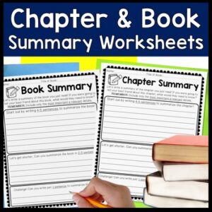 Book Summary & Chapter Summary Worksheet Templates for Fiction & Nonfiction Book