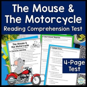The Mouse and the Motorcycle Test: Mouse and the Motorcyle Quiz with Answer Key