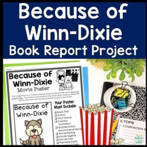 Because of Winn-Dixie Project | Because of Winn Dixie Book Report | Movie Poster