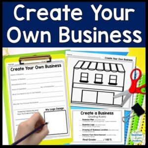 Create Your Own Business Project | Create a Business Activity | 2nd - 4th Grade